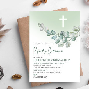 Convites Primeira Comunhão Católica da Espanha