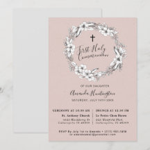 Primeira Comunhão de Buquês Selvagens | Lâmpada |