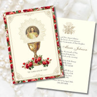 Primeira Comunhão Floral Jesus Compaixão Divino Fl