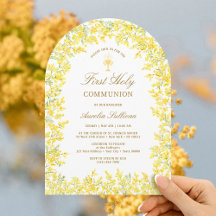 Primeira Comunhão Mimosa Arch