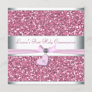 Convites Primeira Comunhão Rosa Rosa Rosa Rosa Rosa Rosa