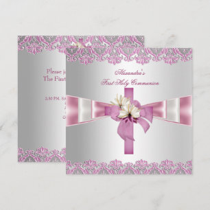 Convites Primeira Comunhão Sagrada 1rua Cruzando Raparigas 