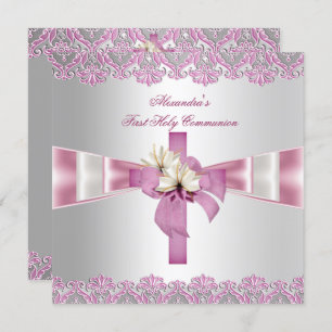 Convites Primeira Comunhão Sagrada 1rua Cruzando Raparigas
