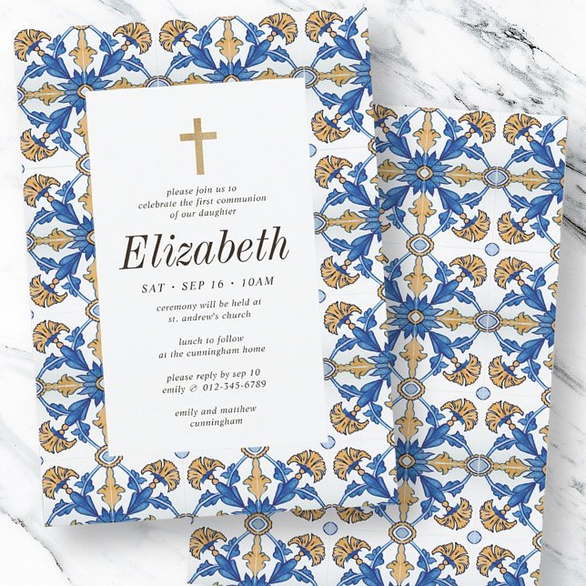 Convites Primeira Comunicação Para Os Seus Azulejos Mediter (Criador carregado)