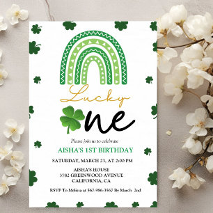 Convites Primeira Festa de aniversário do Dia de Patrick, F