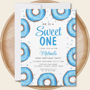 Convites Primeira Festa de aniversário do rosquinha