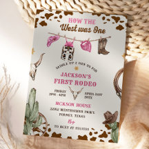 Primeira Festa de aniversário Rodeo Ocidental
