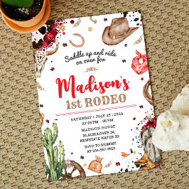 Convites Primeira Festa de Cowboy de Rodeio
