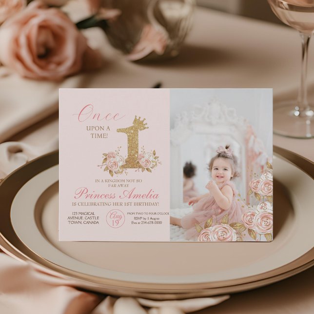 Convites Primeira Festa de primeiro aniversario da Crown Pr (Criador carregado)