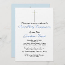 Primeira Sagrada Cinza Azul Cruz Son