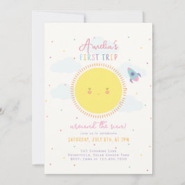 Convites Primeira Viagem À Volta Da Festa De primeiro anive