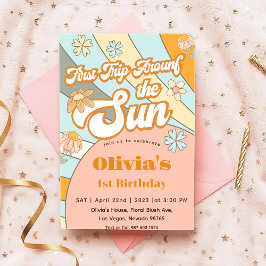 Convites Primeira viagem à volta do aniversário do sol