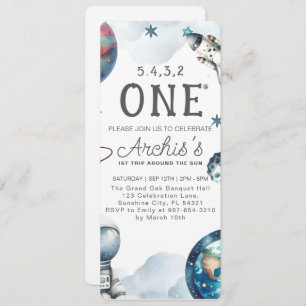 Convites Primeira viagem ao redor do astronauta solar Astro