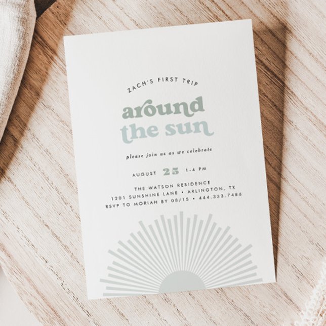 Convites Primeira viagem ao redor do primeiro aniversario S (Criador carregado)