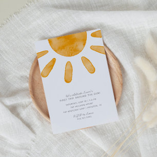 Convites Primeira viagem ao redor do Sol Primeiro Aniversár