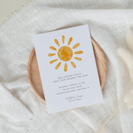 Convites Primeira viagem ao redor do Sol Primeiro Aniversár