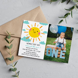 Convites Primeira Viagem Em Torno Do primeiro aniversario D