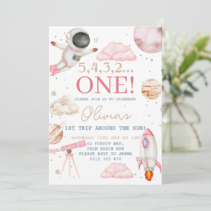 Convites Primeira viagem em torno do primeiro aniversario e