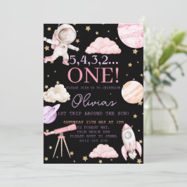 Convites Primeira viagem em torno do primeiro aniversario p