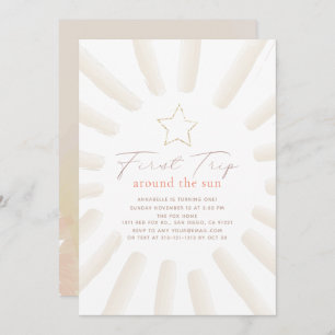 Convites Primeira viagem em torno do primeiro aniversario S