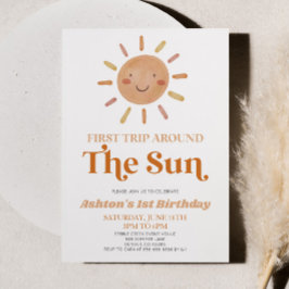 Convites Primeira viagem em torno do primeiro aniversario S