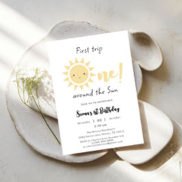 Convites Primeira Viagem Em Torno Do primeiro aniversario S