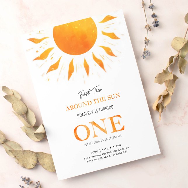 Convites Primeira viagem em torno do primeiro aniversario S (Criador carregado)