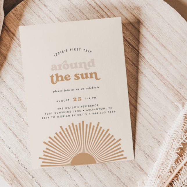 Convites Primeira viagem em torno do primeiro aniversario S (Criador carregado)