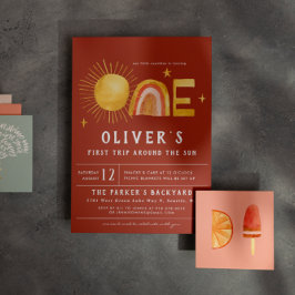 Convites Primeira Viagem Em Torno Do Sol | Parte primeiro a