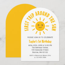 Primeira Viagem Em Torno Do Sol primeiro aniversar