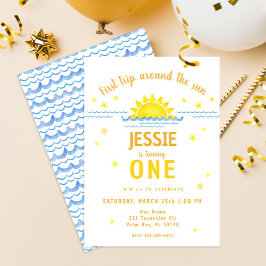 Convites Primeira Viagem em torno do Sun -