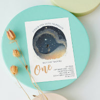 primeiro aniversario Celestial Star Watercolor Gir