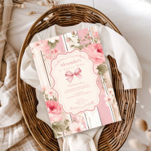 Primeiro aniversario cor-de-rosa Rico Floral ONE G