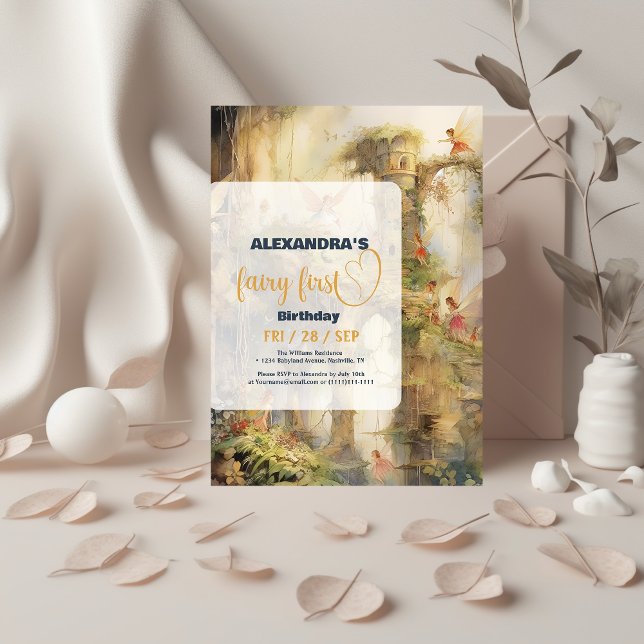 Convites Primeiro aniversario da Primeira Rapariga (Criador carregado)