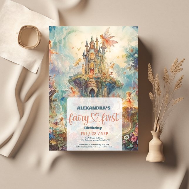 Convites Primeiro aniversario da Primeira Rapariga (Criador carregado)