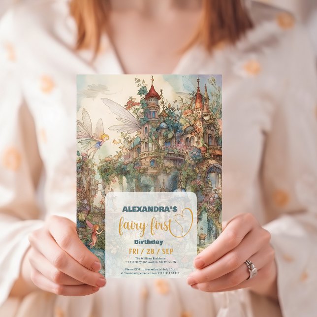 Convites Primeiro aniversario da Primeira Rapariga (Criador carregado)