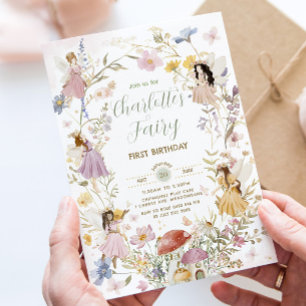 Convites Primeiro aniversario das Flores de Prados de Flore