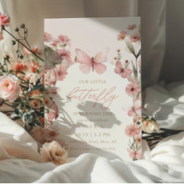 Convites Primeiro aniversario das Nossas Pequenas Borboleta