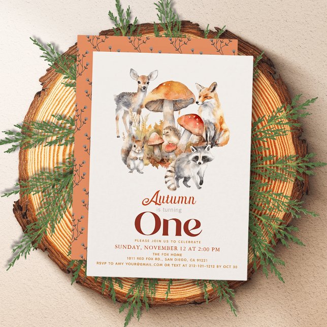 Convites Primeiro aniversario De Animais De Pavimento De Co (Criador carregado)