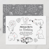 Primeiro aniversario de Animais Safari da Selva Mi