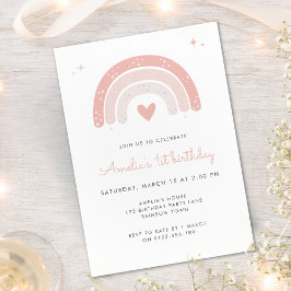 Convites Primeiro aniversario de Aquarela Cotovelada