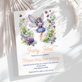 Convites Primeiro aniversario de Aquarela de Leite