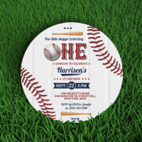 Primeiro aniversario de beisebol para rapazes