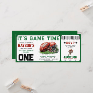 Convites primeiro aniversario de Bilhete de Baixo no Primei