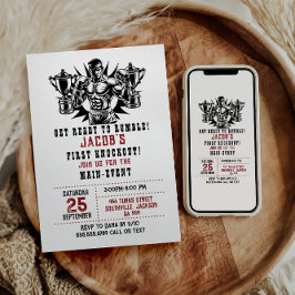 Convites Primeiro aniversário de Boxing em Boxout