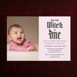Convites Primeiro aniversario de Bruxas Pequenas