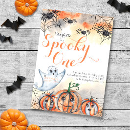 Convites Primeiro aniversario de Dia das Bruxas com Uma Cam