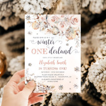 Primeiro aniversario de flocos de neve Dourados co