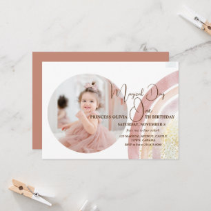 Convites Primeiro aniversario de Fotografia Cotografada Arc