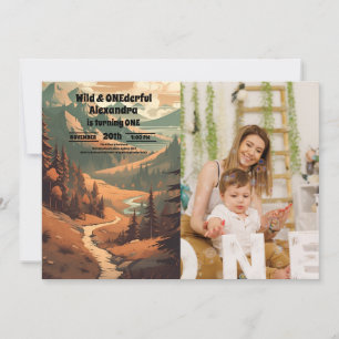 Convites Primeiro aniversario de Fotografia da Floresta Rus